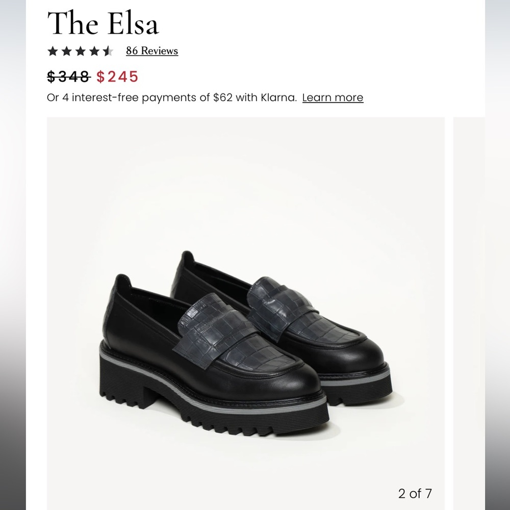 M. Gemi Elsa Loafer Black/Gray EU 42 US 11